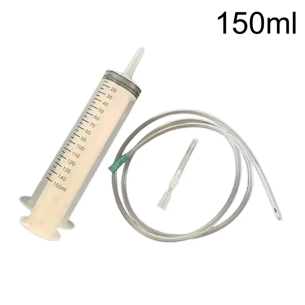 100/300/550ml Large Capacity Syringes Oil Pump With 1m Hose Pet Feeding Measuring Pump Hydroponics Nutrient Big Syringe