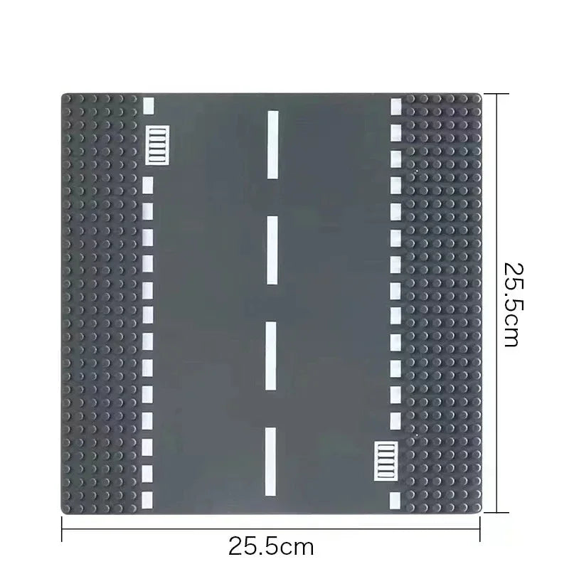 32X32 Dots Styles Classic Building Block Base Plate City View Traffic Road Figures Construction Toys Bricks Plastic Baseplates