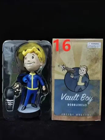 Bobblehead Cute Vault Boy Full Set Anime Action Figure Toys Statue Collection Model Doll Desktop Ornament Display Toys Gifts