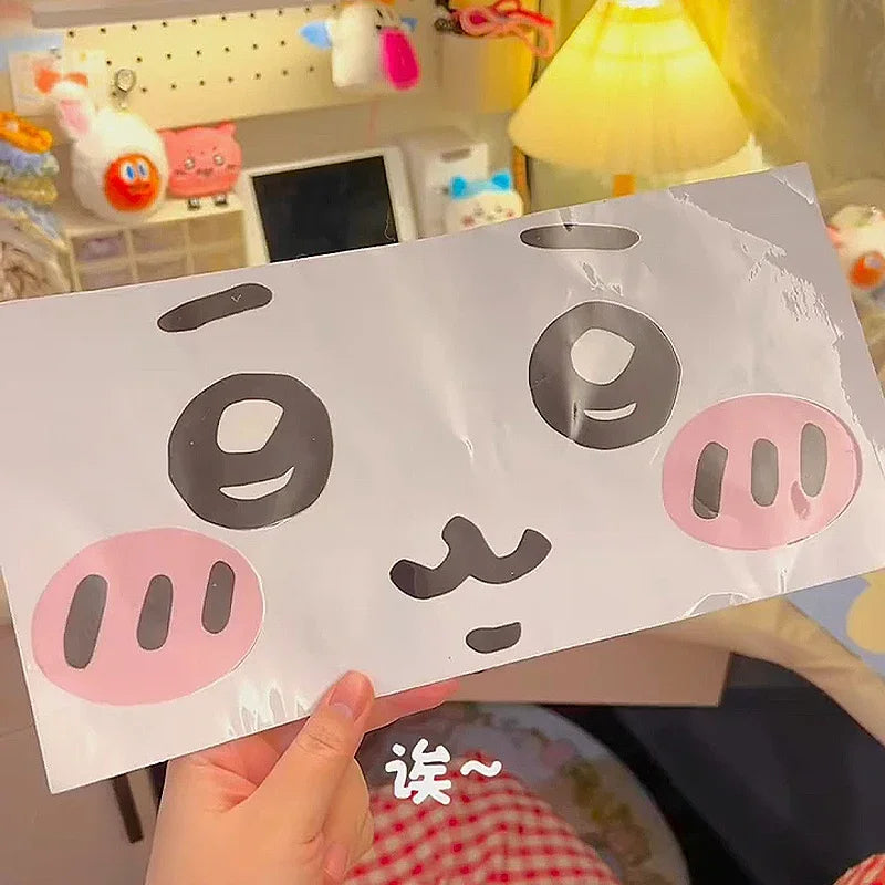 Chiikawa emoticon sticker air conditioner beautification and ugliness DIY decorative painting home creative transfer sticker