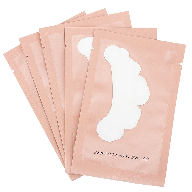 50 Pairs Grafting False Lashes Cloud Shape Paper Eye Gel Patches Under Eye Pads Tips Eyelash Extension Makeup Tools