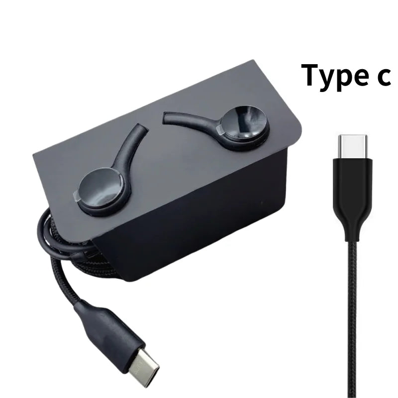 Type C Wired Earphone For Samsung Galaxy S25 S24 S23 Ultra USB C Headphones A56 A55 A54 A34 Note 20 10 3.5mm Jack Earbud Headset