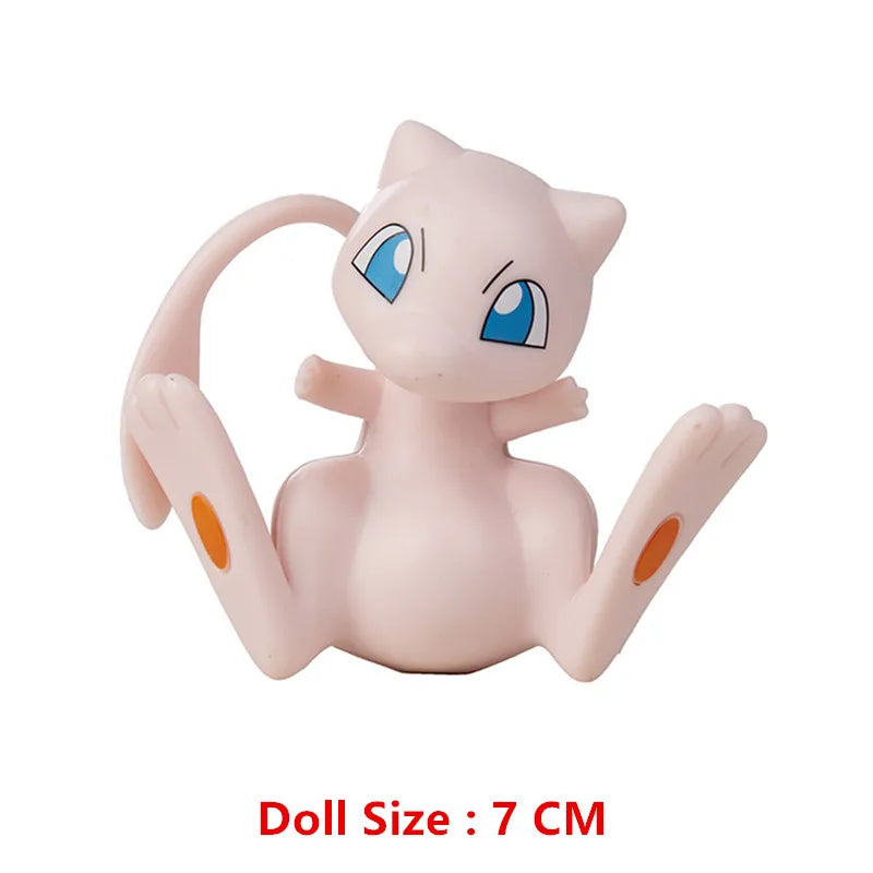 Pokemon Anime Figure Pikachu Sun Elf Eevee Gengar Monstruo De Bolsillo Cartoons Figure Model Action Toy Kids Gift Buy in bulk