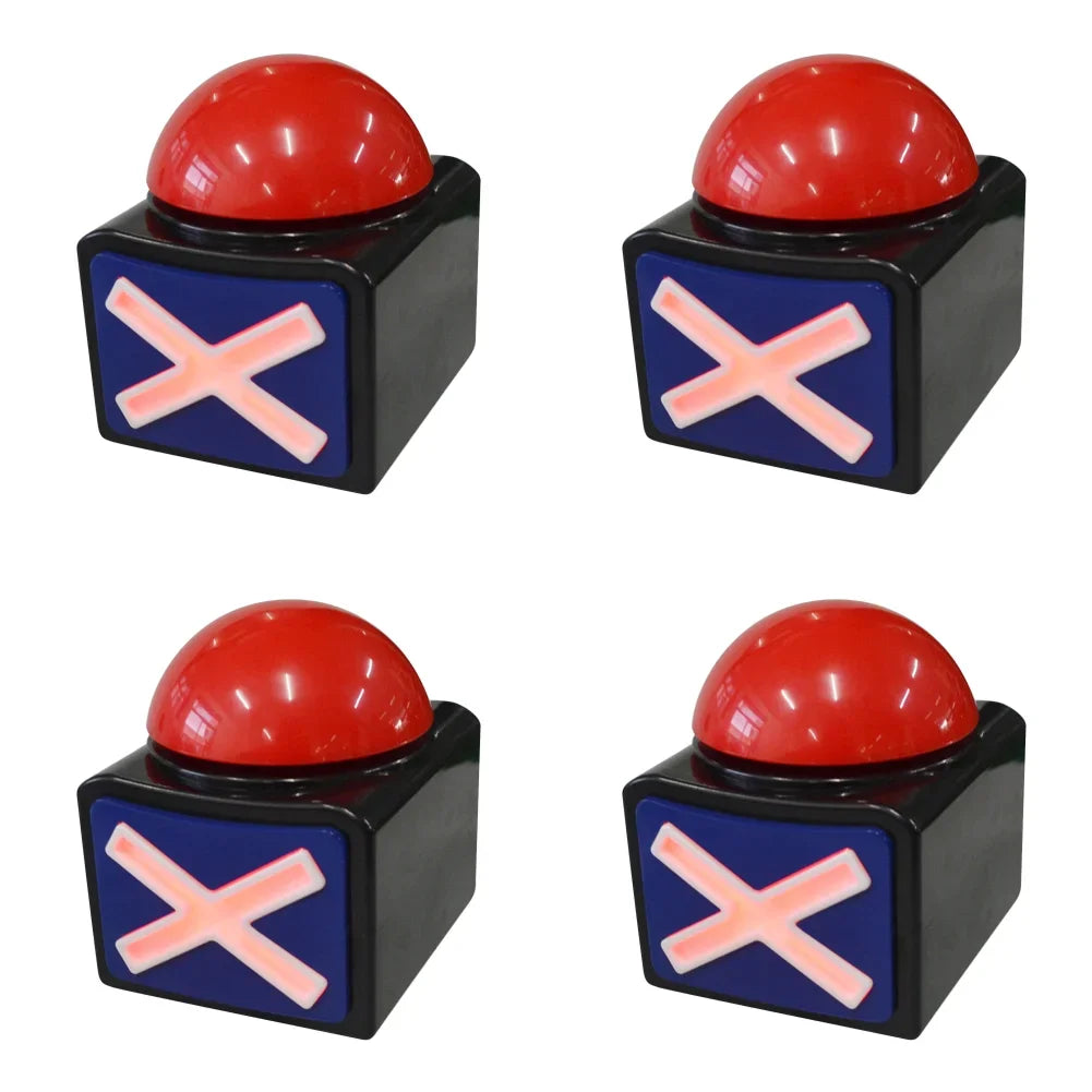 4-1PCS Educational Answer Buzzer Interactive Game Answer Buzzers for Kids' Engaging Learning Family Game Quiz Show Alarm Buzzer