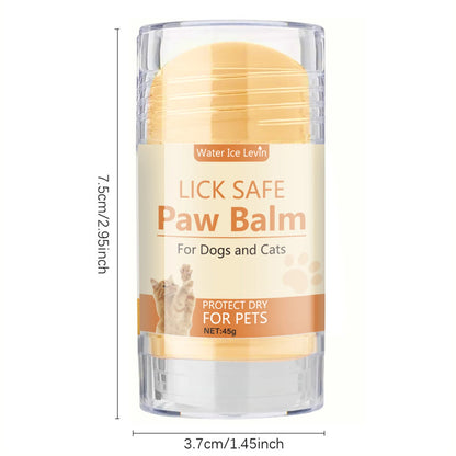 Pet Paw Cream - Honey and Anti-Badic Acid Formula - Soothes Cracked Paws, Coconut Oil Pet Paw Cream, Keeps Soft and Water for Foot Pads, 45g