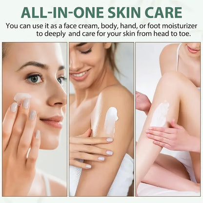 60g Beef Tallow Cream Deeply Moisturizing, Brightening, Anti-Wrinkle, Grass-Fed Beef Butter, Wild Honey, Facial and Body Lotion, Skincare, Rich in Vitamins
