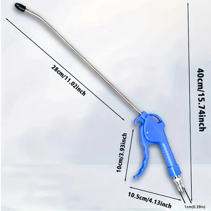 Air Blow Gun,High Flow Air Blower Gun for Compressor with Angled Bent Nozzle,Three Colors to Choose from,Short style