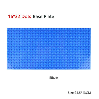 Classic Baseplate 32x32 16x32 16x16 Dots Building Blocks Bricks Base Plates DIY Plastic Board Building Blocks Construction Toys