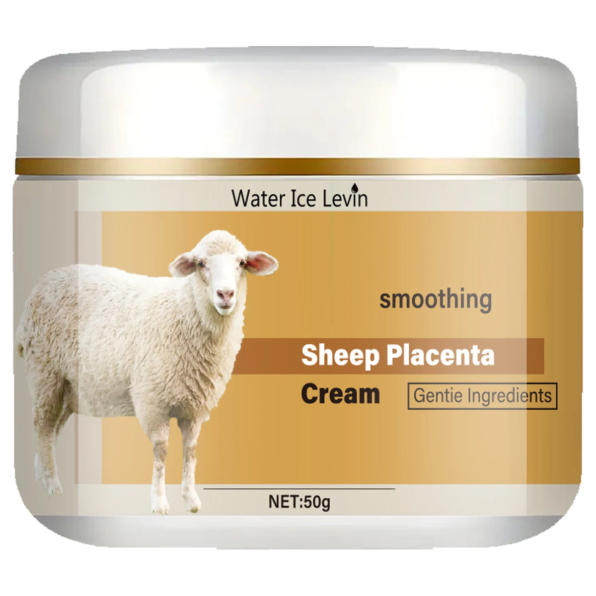 50g Hydrolyzed Sheep Placenta Extract Wrinkle Removal Face Cream Firming Lifting Anti-Aging Fade Fine Lines Moisturizing Whitening Repair Skin Care Cosmetics
