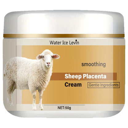 50g Hydrolyzed Sheep Placenta Extract Wrinkle Removal Face Cream Firming Lifting Anti-Aging Fade Fine Lines Moisturizing Whitening Repair Skin Care Cosmetics