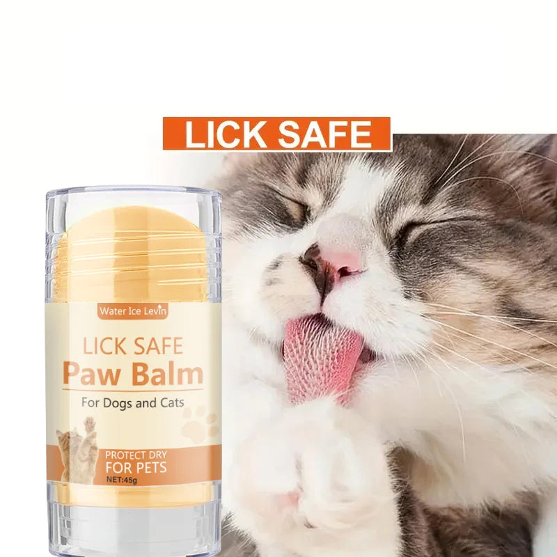 Pet Paw Cream - Honey and Anti-Badic Acid Formula - Soothes Cracked Paws, Coconut Oil Pet Paw Cream, Keeps Soft and Water for Foot Pads, 45g