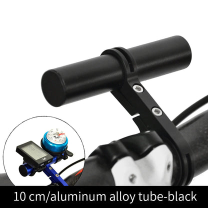 10/20/30cm Bicycle Handlebar Extended Bracket MTB Headlight Mount Extented Bar Road Mountain Bike Handlebar Extender Rack Parts