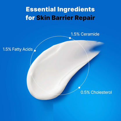 Ceramide Barrier Moisturizer Panthenol Hyaluronic Acid. Instantly Lifts Firms. Hydrates Smooths. Dry Sensitive Skin Relief.