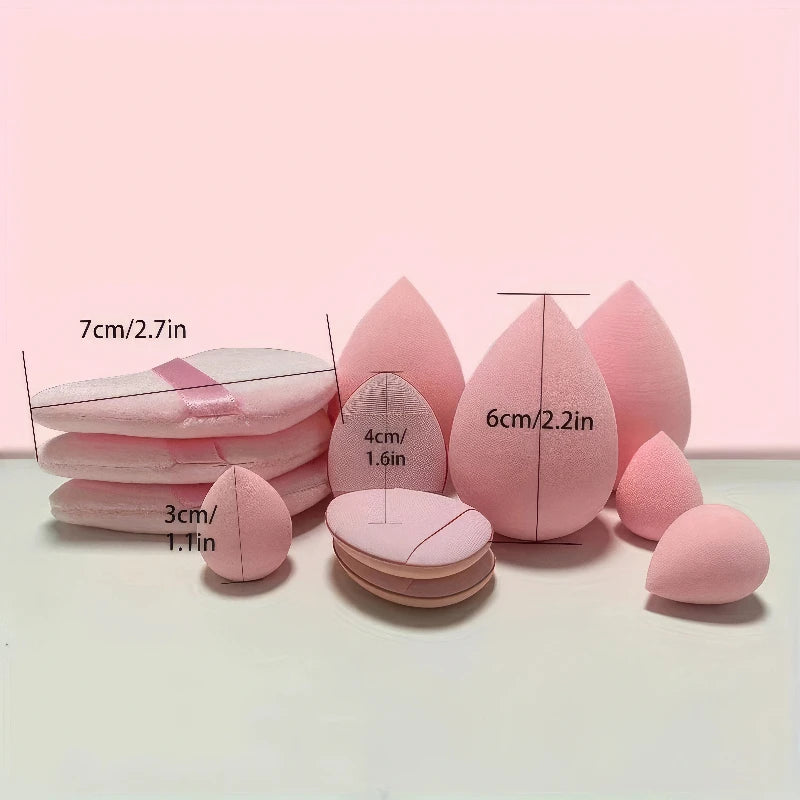 1 Set of Beauty Egg Set, Dark Purple, Dry and Wet, Can Be Used for Contour and Foundation Make-up, Suitable for All Skin Types