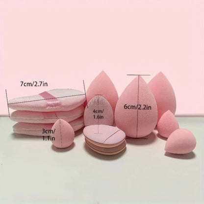 1 Set of Beauty Egg Set, Dark Purple, Dry and Wet, Can Be Used for Contour and Foundation Make-up, Suitable for All Skin Types