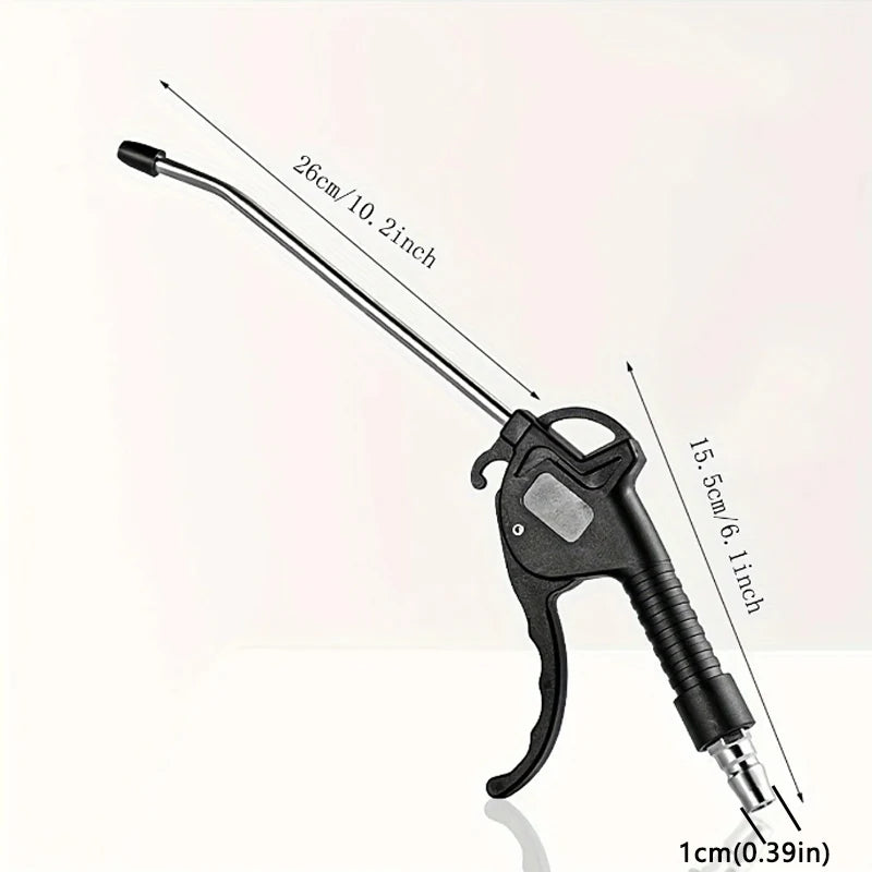 Air Blow Gun,High Flow Air Blower Gun for Compressor with Angled Bent Nozzle,Three Colors to Choose from,Short style