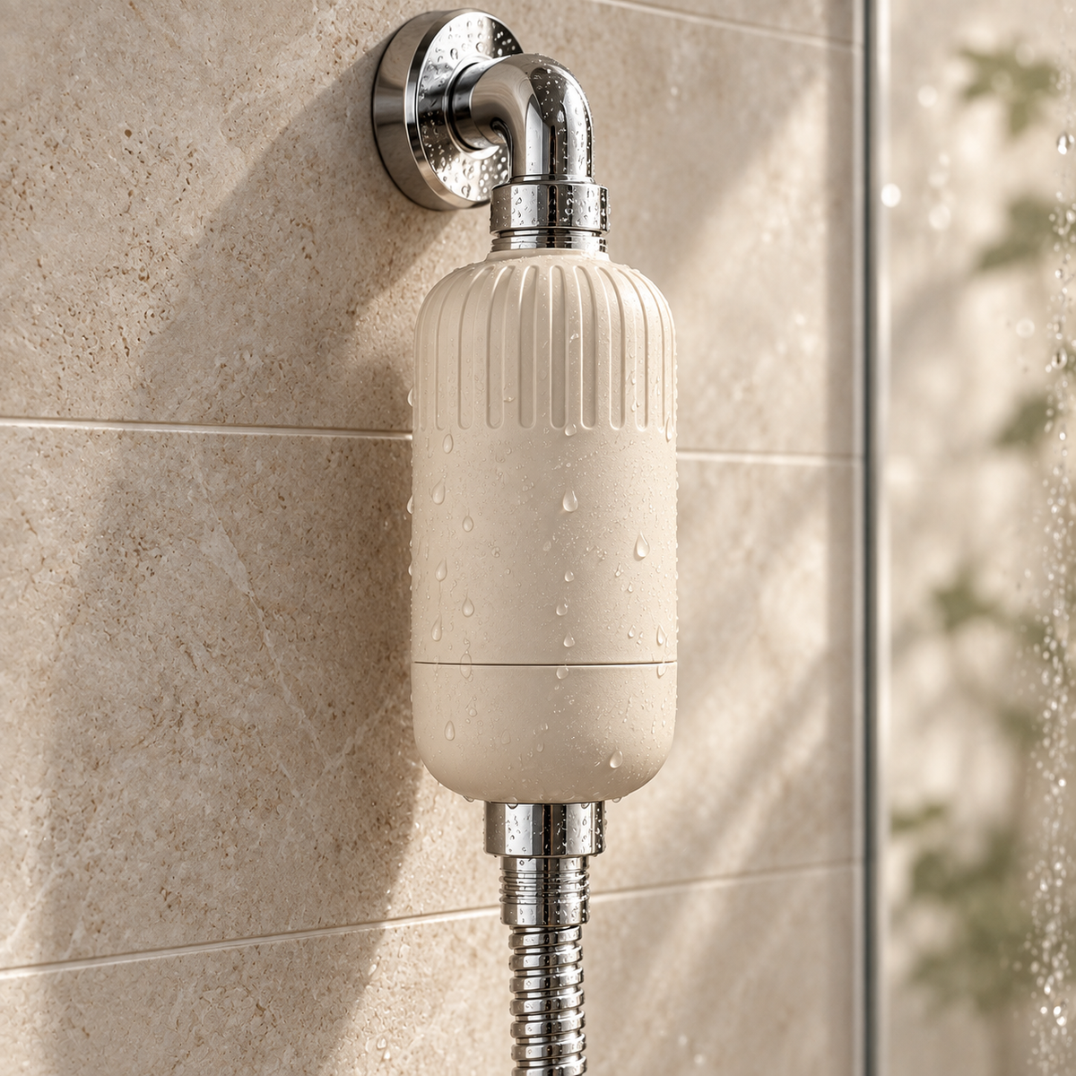 Refillable Inline Shower Filter