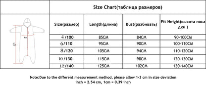 Kids Cosplay Costume Clothes Children Onesies Kigurumi Full Body Sleepwear Whole Pijamas Boys Costume Halloween Christmas Gift