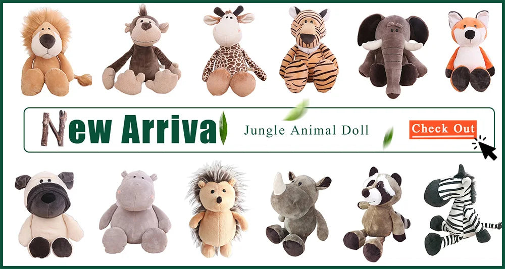 Soft Stuffed Animal Toy Story Cartoon Figure Doll Plush Toys Horse Kids Party Decoration Kawaii Hand Finger Puppet For Children
