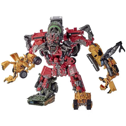 AOYI Oversize 8 IN 1 Transformation GT Devastator Toy Action Figure Cool Robot KO Excavator Model Kid Adult Gifts