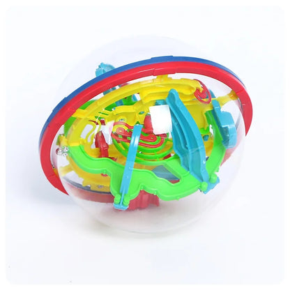 3D Maze Ball Mini Magic Puzzle Intelligence & Idea Perplexus Maze Game Labyrinth Gifts Display Stand for Kids and Adults