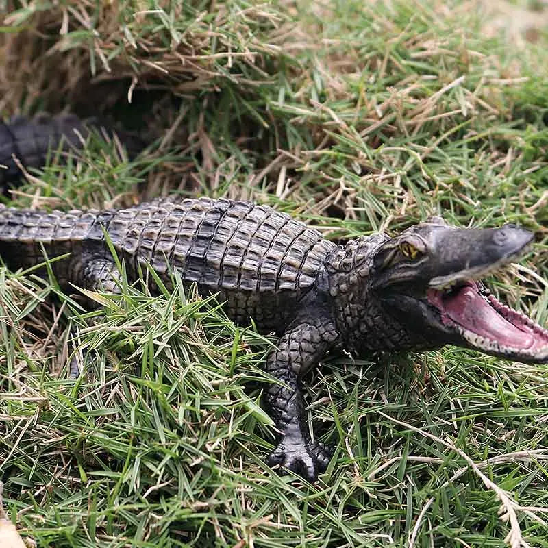 Oenux Wild Animals Action Figures Simulation Sarcosuchus Crocodiles Boar Croc Model PVC Collection Decorate Kids Educational Toy