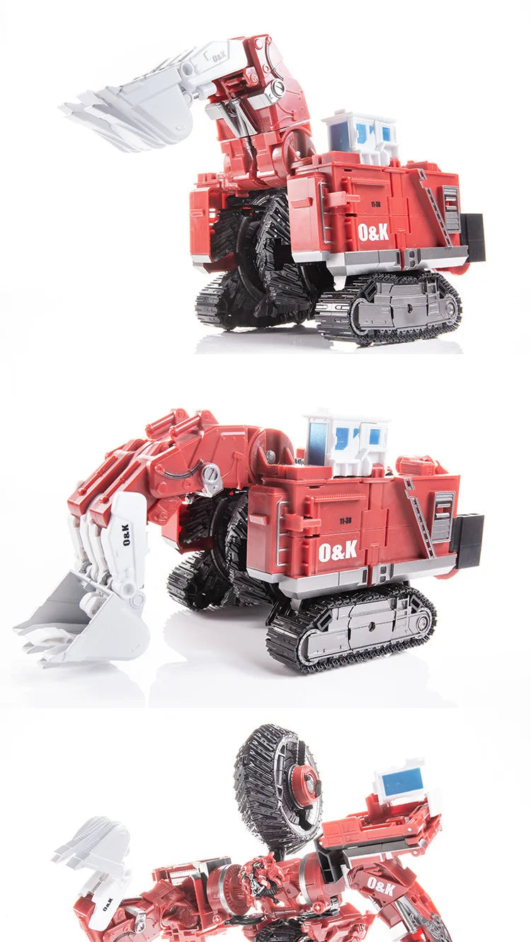 AOYI Oversize 8 IN 1 Transformation GT Devastator Toy Action Figure Cool Robot KO Excavator Model Kid Adult Gifts