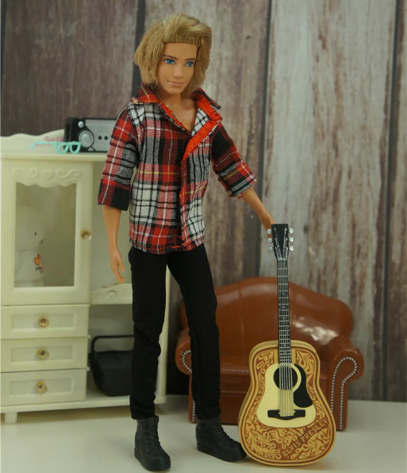 Quality 1/6 Doll Clothing Casual Wear Handmade Clothes Outfit For 29CM Ken Prince Doll Accessories DIY Doll Suits Coat Decors