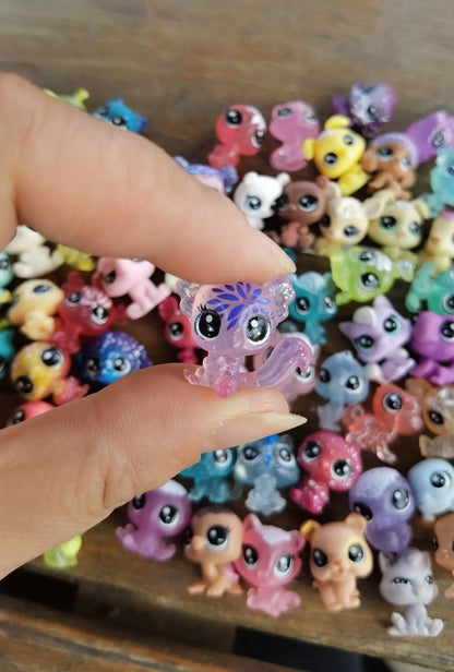 10PCS Littlest Pet Baby Tiniest Mini Figure Original Super Tiny Animal Sheep Bird Bunny Kids Toy Collectibles