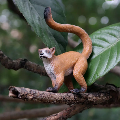 Oenux Simulation Wild Animal Chimpanzee Orangutan Gorilla Tree Sloth Monkey Model Action Figures Garden Miniature Decoration Toy