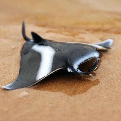 Oenux Sea Life Animals Ray Devilray Mantaray Model Action Figures Figurines Ocean Marine Aquarium Education Kids Toy Gift