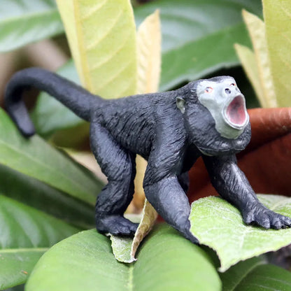 Oenux Simulation Wild Animal Chimpanzee Orangutan Gorilla Tree Sloth Monkey Model Action Figures Garden Miniature Decoration Toy