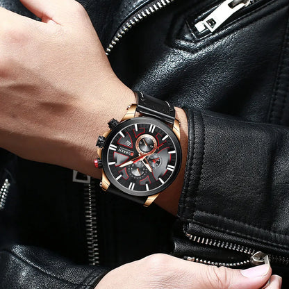 New CURREN Men Watches Fashion Quartz Wrist Watches Men's Military Waterproof Sports Watch Male Date Clock Relogio Masculino