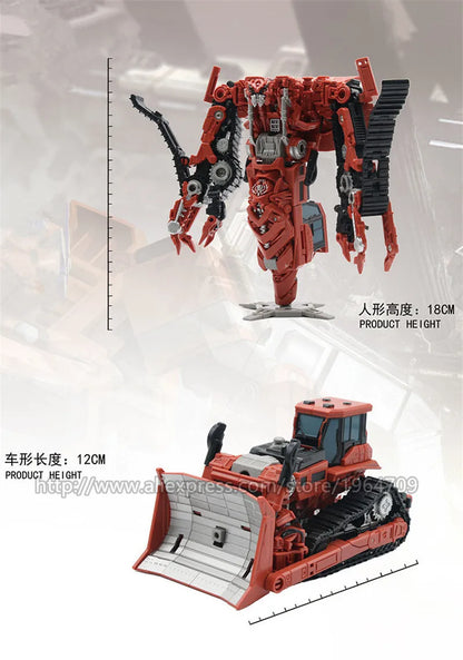 AOYI Oversize 8 IN 1 Transformation GT Devastator Toy Action Figure Cool Robot KO Excavator Model Kid Adult Gifts