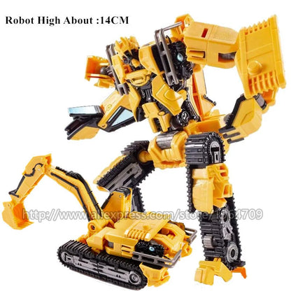 AOYI Oversize 8 IN 1 Transformation GT Devastator Toy Action Figure Cool Robot KO Excavator Model Kid Adult Gifts