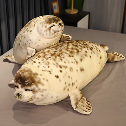 Large Kawaii Sea Lion Plush Toys Soft Marine Animal Cute Seal Stuffed Doll for Kids Gift Sleeping Pillow 3D Novelty Plaything