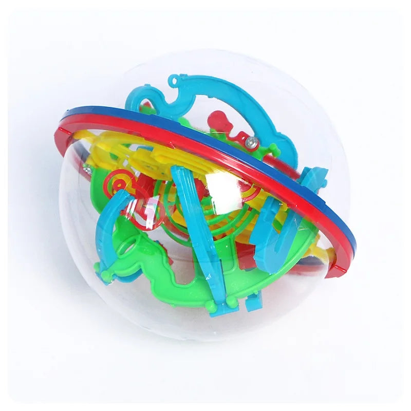 3D Maze Ball Mini Magic Puzzle Intelligence & Idea Perplexus Maze Game Labyrinth Gifts Display Stand for Kids and Adults