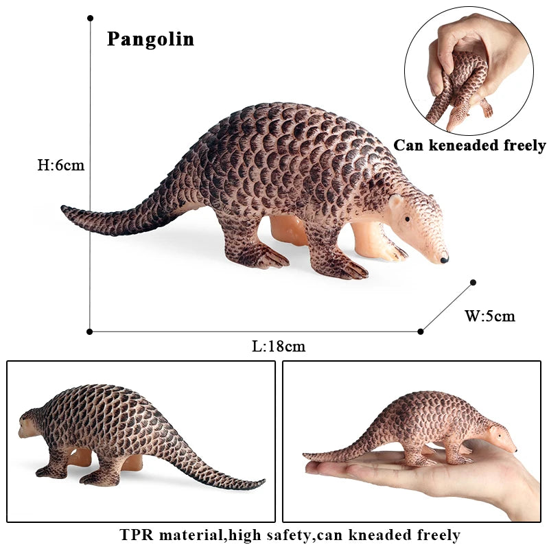Oenux Insect Animal Wild Reptile Model Soft TPR Mantis Lizard Chameleon Housefly Gekko Action Figures Halloween Trick Kid Toy