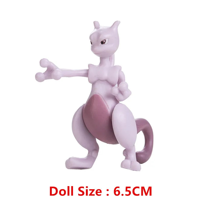 Pokemon Figures Cartoons Movie Anime Figure Mewtwo Charizard Latios Gengar Pocket Monster Action Toys Model Kids Gifts