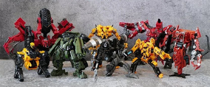 AOYI Oversize 8 IN 1 Transformation GT Devastator Toy Action Figure Cool Robot KO Excavator Model Kid Adult Gifts