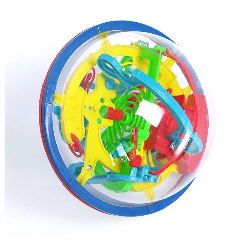 3D Maze Ball Mini Magic Puzzle Intelligence & Idea Perplexus Maze Game Labyrinth Gifts Display Stand for Kids and Adults
