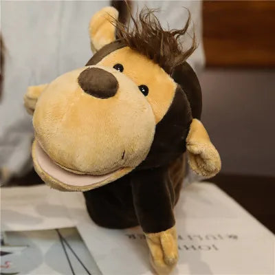 Soft Stuffed Animal Toy Story Cartoon Figure Doll Plush Toys Horse Kids Party Decoration Kawaii Hand Finger Puppet For Children
