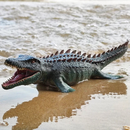 Oenux Prehistoric Savage Mosasaurus Megalodon Mammuthus Jurassic Dinosaurs Sea Life Animals Model Action Figures Toy Kids Gift