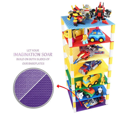 Classic Base Plates Plastic Bricks Double-sided 16*32 32X32 Dots City Blocks Baseplate DIY Parts Board Toys Kids Gift