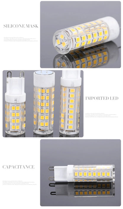 LED G9 Lamp Bulb 220V 230V 3W 5W 7W 9W 12W 15W SMD 2835 Spotlight Replace Halogen Lighting Lights Spotlight Chandelier Bombillas