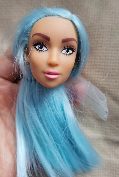 Original Doll Supermodel Star FR Heads DIY Head for 1/6 Doll Accessories Limited Special Curly haired black doll Collection gift