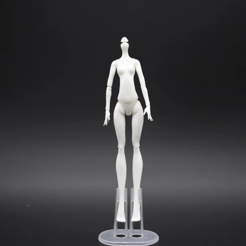 Multi-Joints Movable Doll Body Toy 23cm Doll Toy To Fit Many Heads White Green Brown Purple Monstering High Doll Body Cat heads
