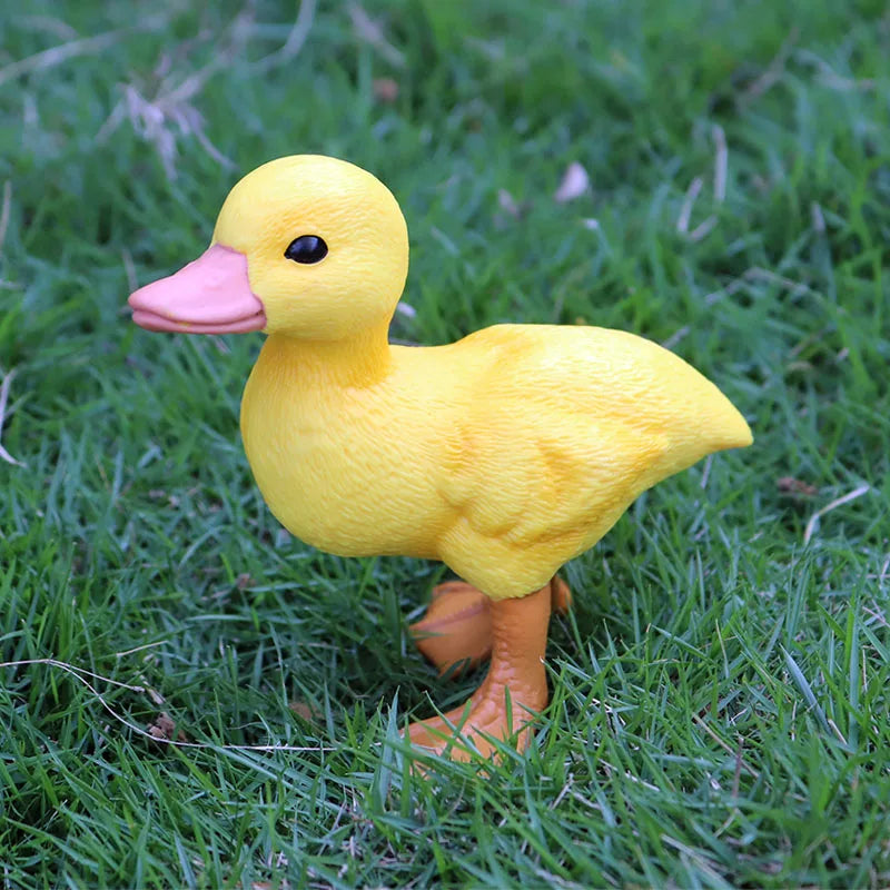 Oenux Poultry Model Simulation Goose Swan Gaggle Duck Flock Action Figures Farm Animals Figurine Miniature Education Kids Toy