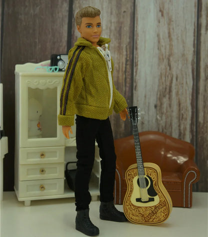 Quality 1/6 Doll Clothing Casual Wear Handmade Clothes Outfit For 29CM Ken Prince Doll Accessories DIY Doll Suits Coat Decors