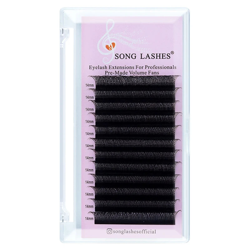 3D W-Shaped Eyelashes Extension 3 Tip C/D Curl High Quality Idividual
